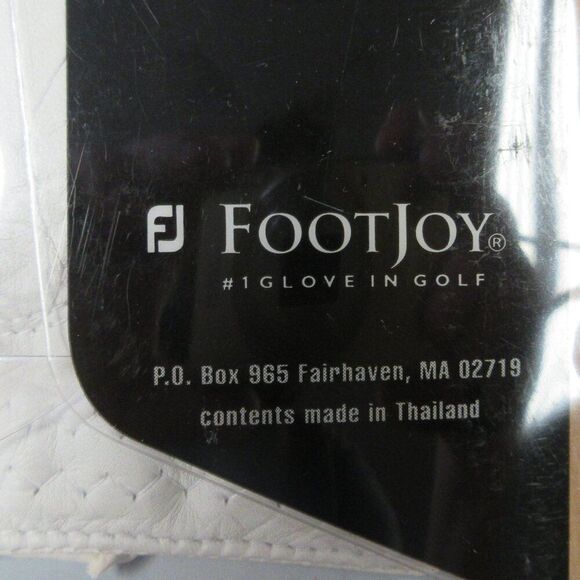 FOOTJOY Sof Joy Soft Durable Cabretta Leather Glove Womens LEFT Sz L Pearl NWT - Picture 10 of 11